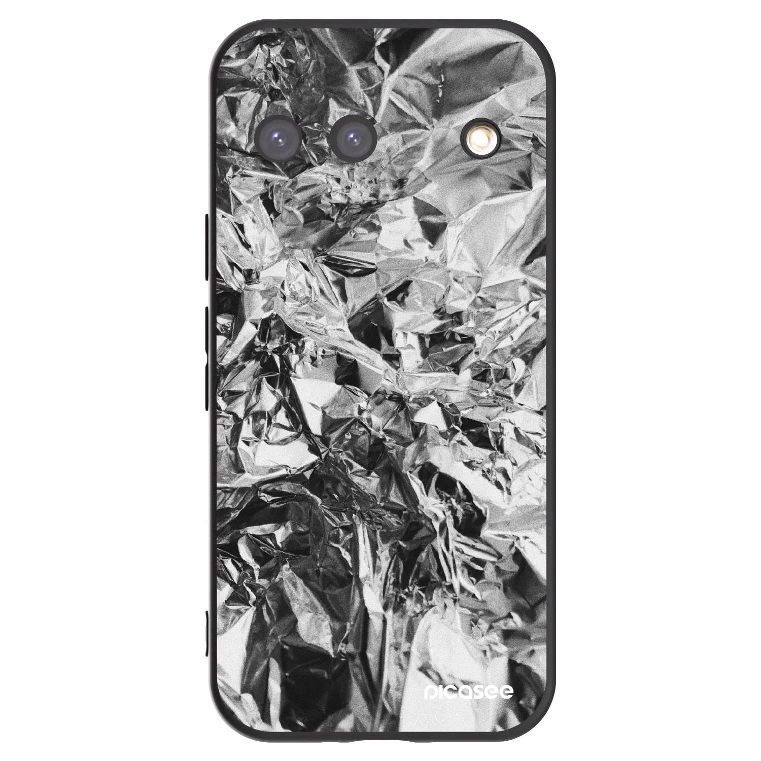 Picasee silikonowe czarne etui na Google Pixel 9 - Chrome