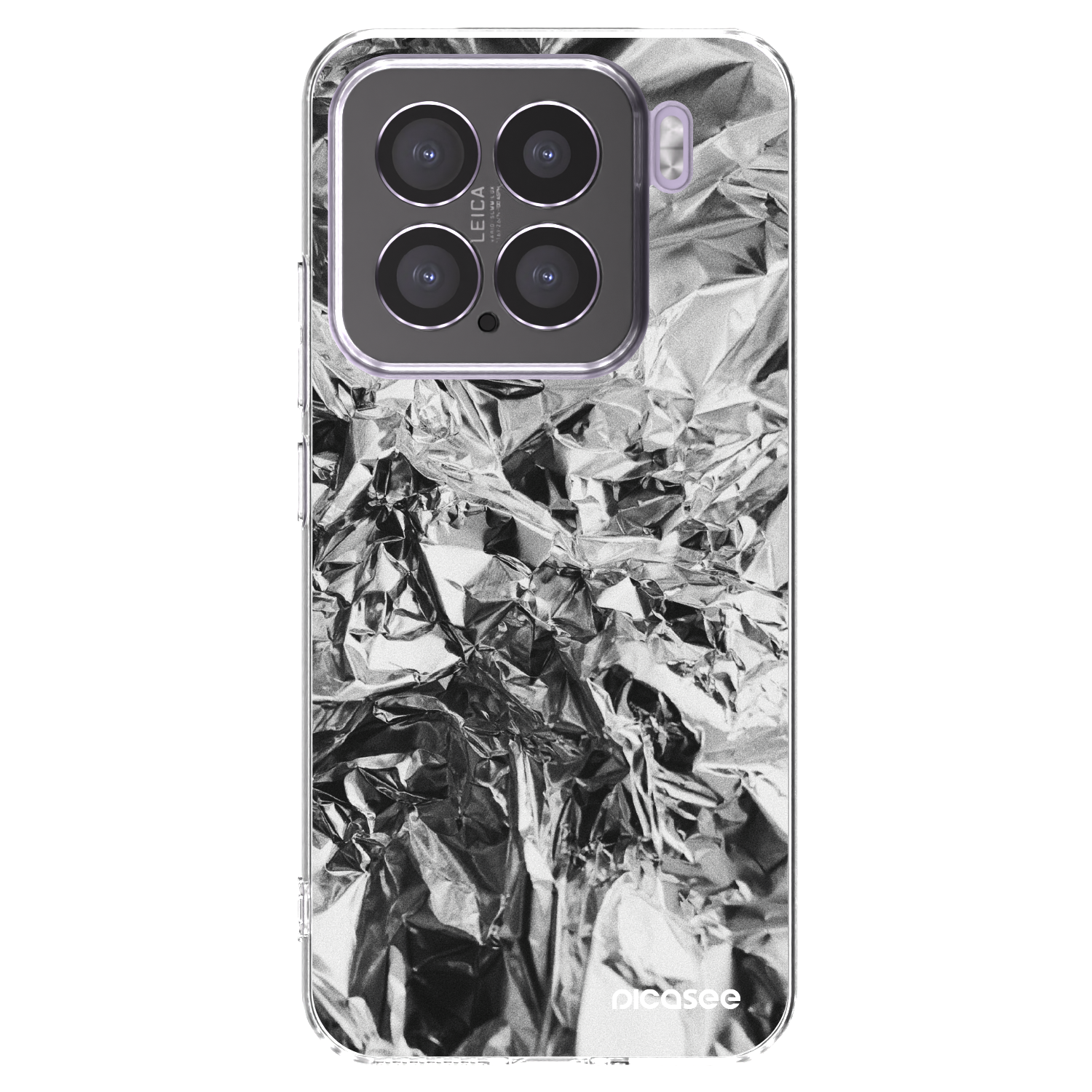 Picasee silikonowe przeźroczyste etui na Xiaomi 15 - Chrome