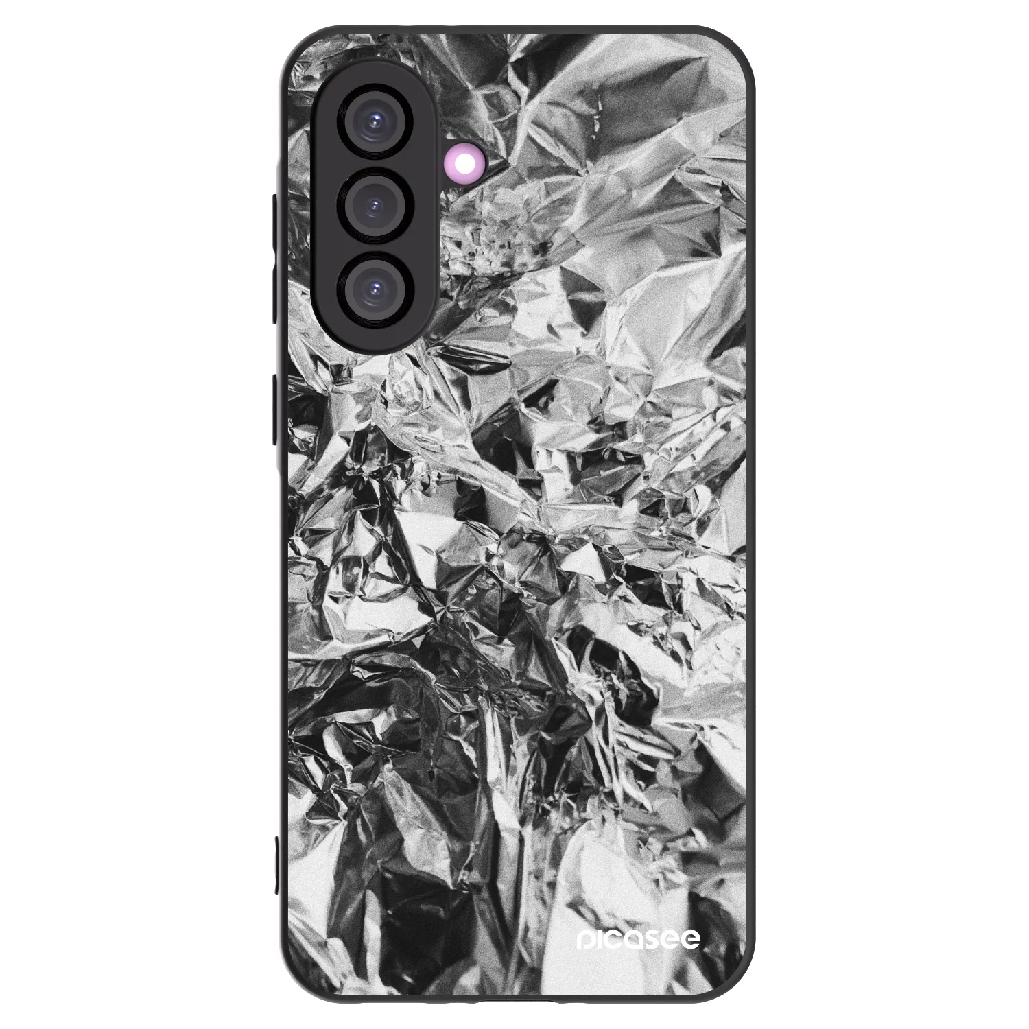 Picasee silikonowe czarne etui na Samsung Galaxy A56 5G A566B - Chrome