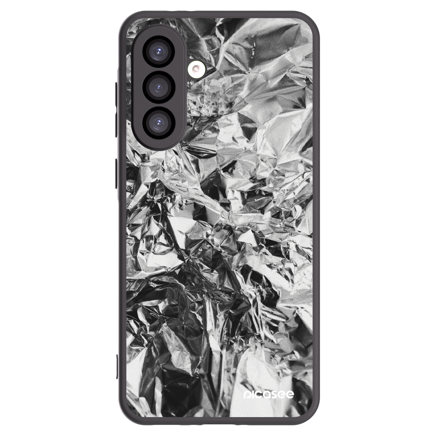 Picasee silikonowe czarne etui na Samsung Galaxy A26 5G A266B - Chrome