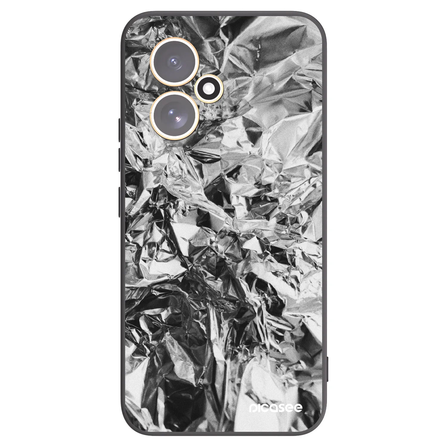 Picasee silikonowe czarne etui na Honor 400 5G - Chrome