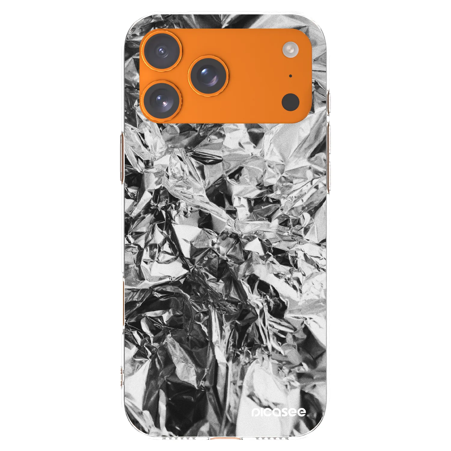 Picasee silikonowe przeźroczyste etui na Apple iPhone 17 Pro Max - Chrome