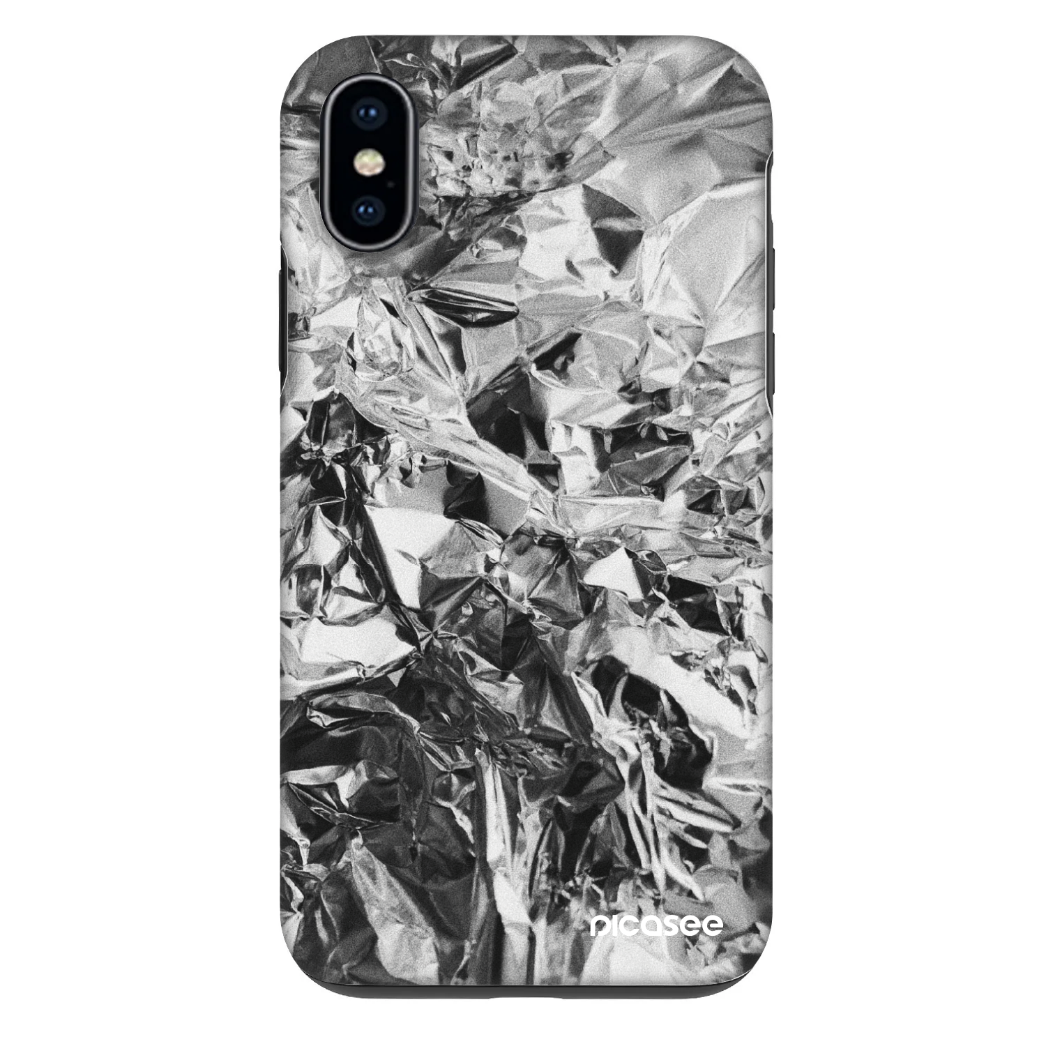 Picasee Fashion Case na Apple iPhone X/XS - Chrome