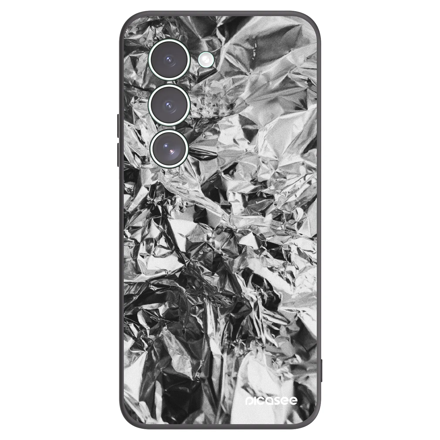 Picasee silikonowe czarne etui na Xiaomi Redmi 15 5G - Chrome