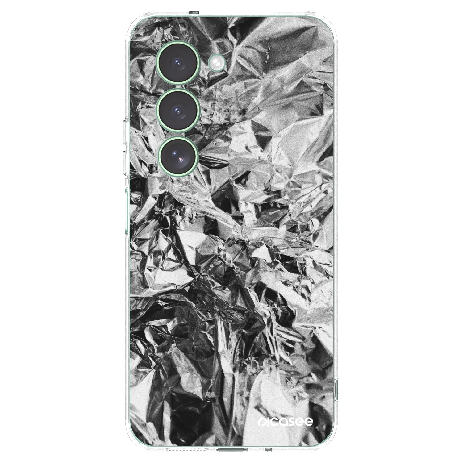 Picasee silikonowe przeźroczyste etui na Xiaomi Redmi 15 5G - Chrome