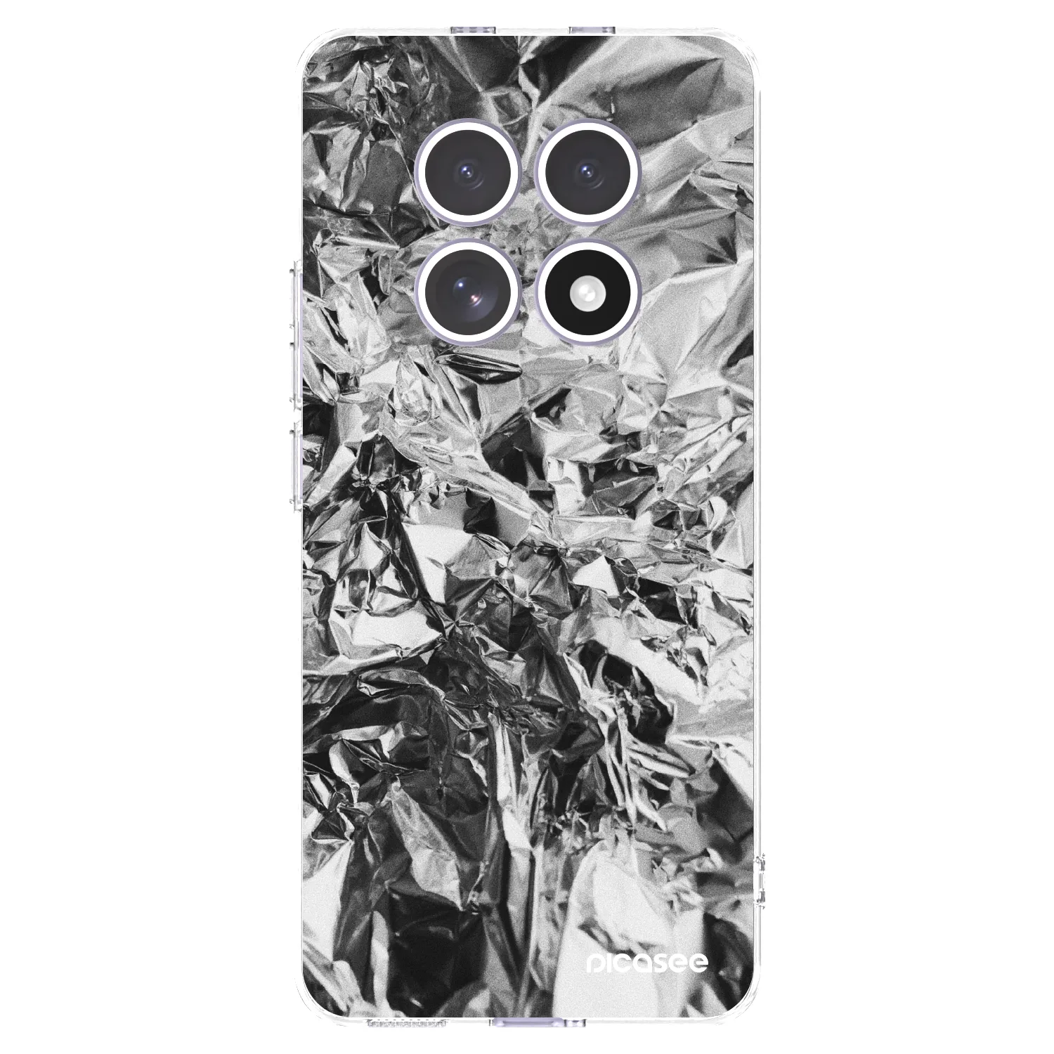 Picasee silikonowe przeźroczyste etui na Xiaomi Redmi Note 15 - Chrome