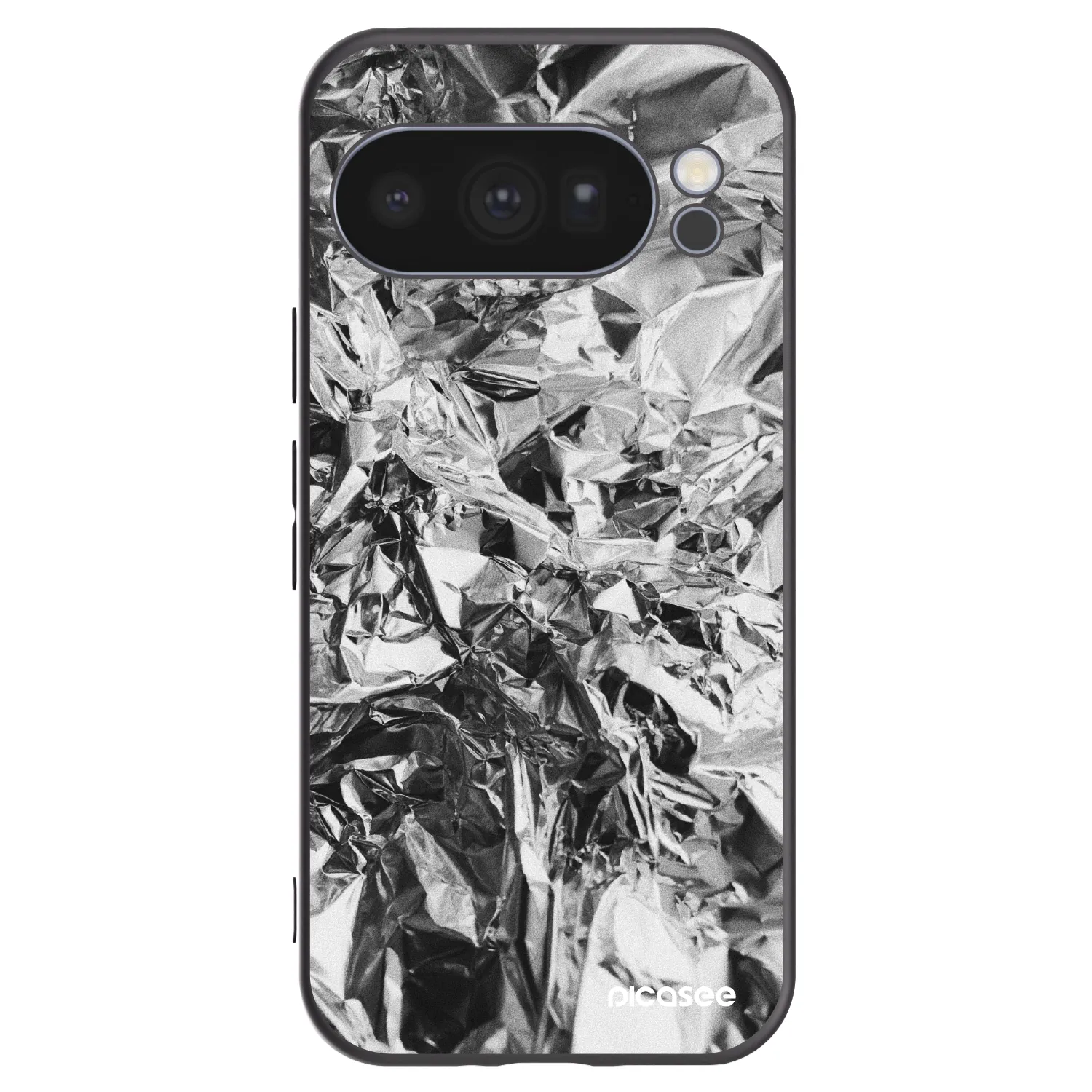 Picasee silikonowe czarne etui na Google Pixel 10 Pro - Chrome