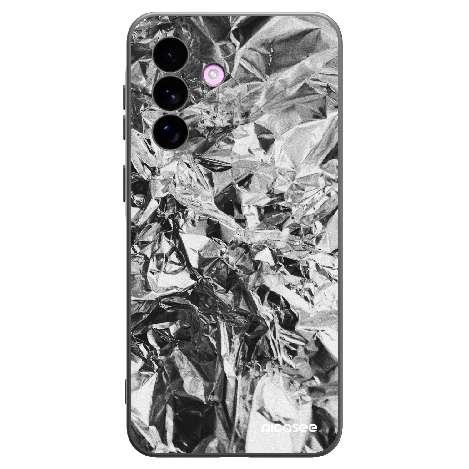 Picasee silikonowe czarne etui na Samsung Galaxy A57 5G - Chrome
