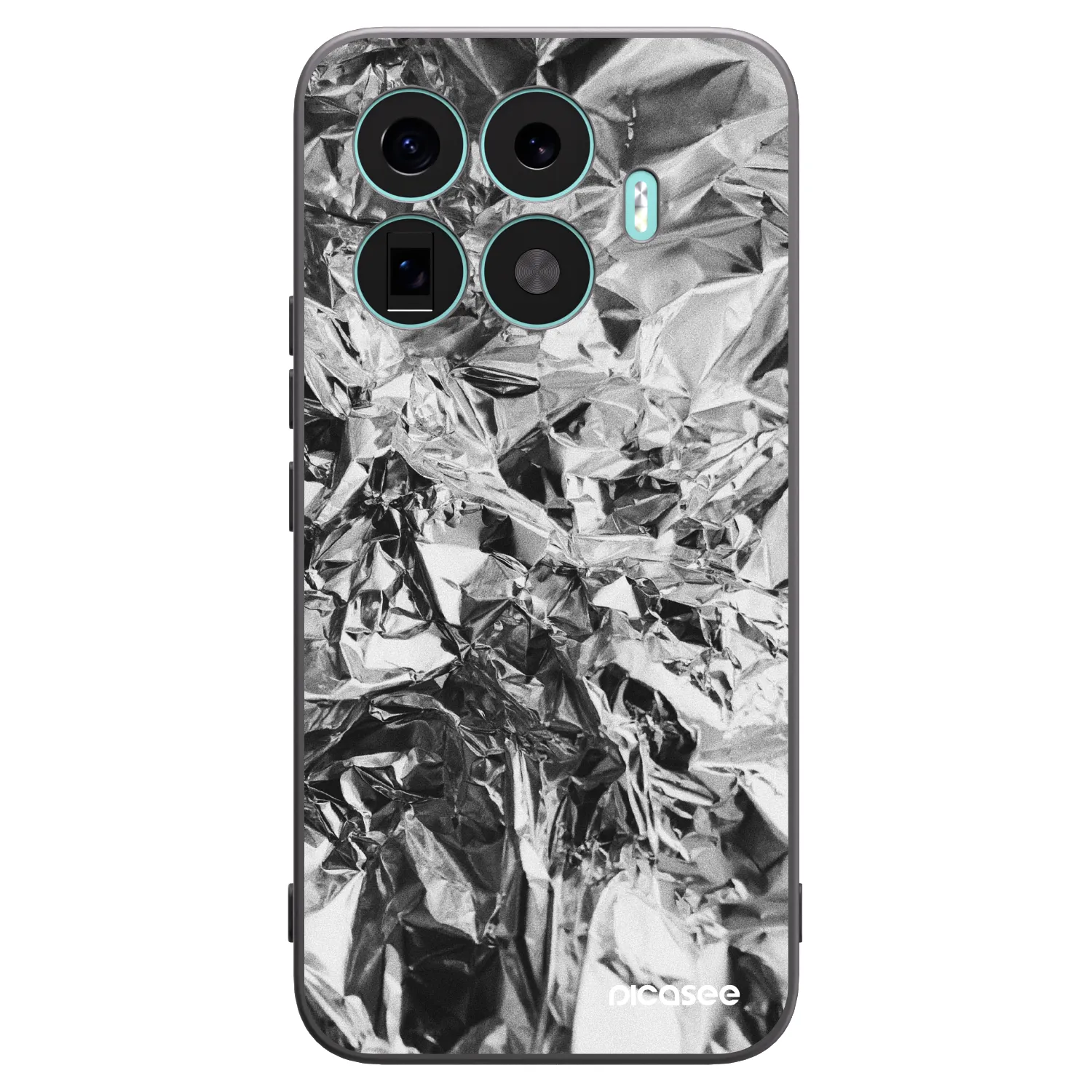 Picasee silikonowe czarne etui na Xiaomi 17T Pro - Chrome