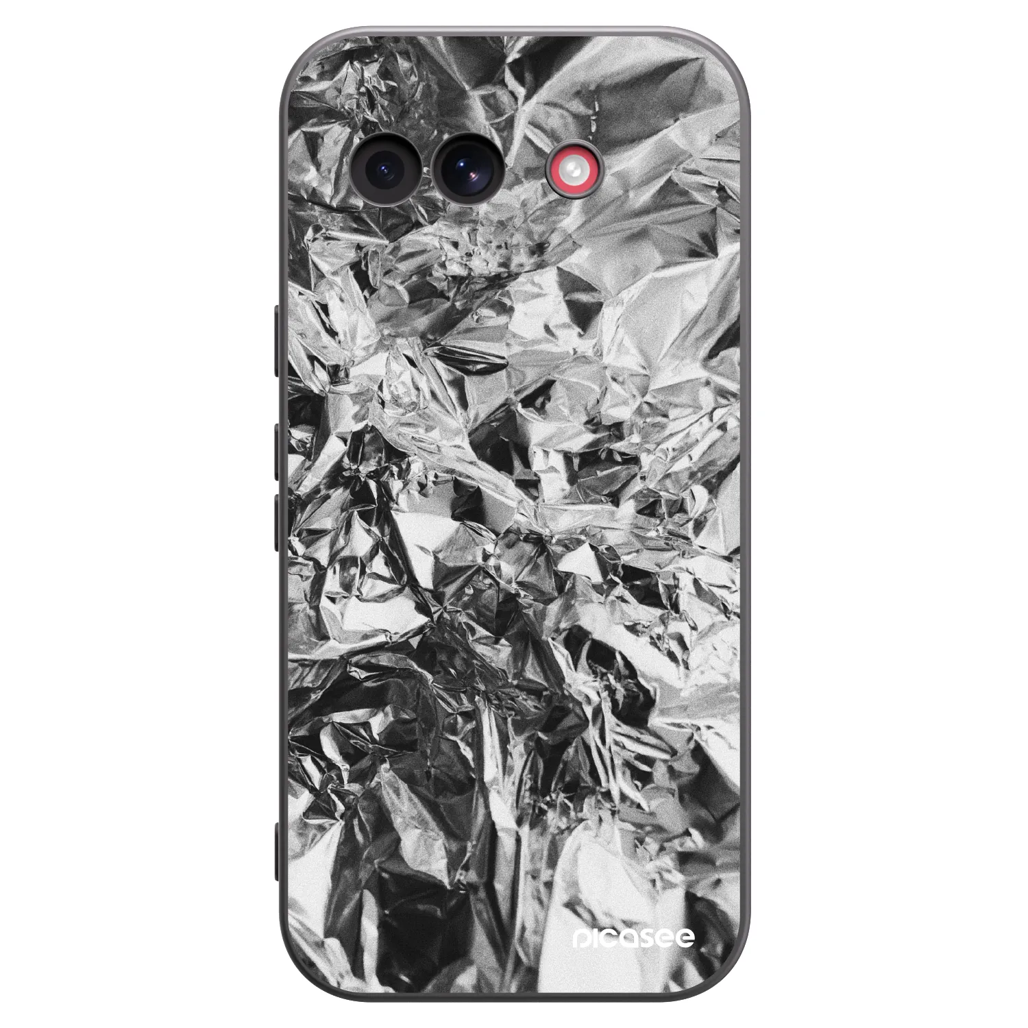 Picasee silikonowe czarne etui na Google Pixel 10a - Chrome