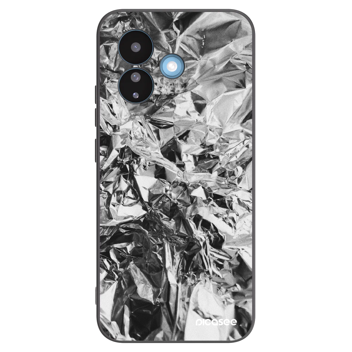 Picasee silikonowe czarne etui na Xiaomi Redmi Note 17 Pro 5G - Chrome