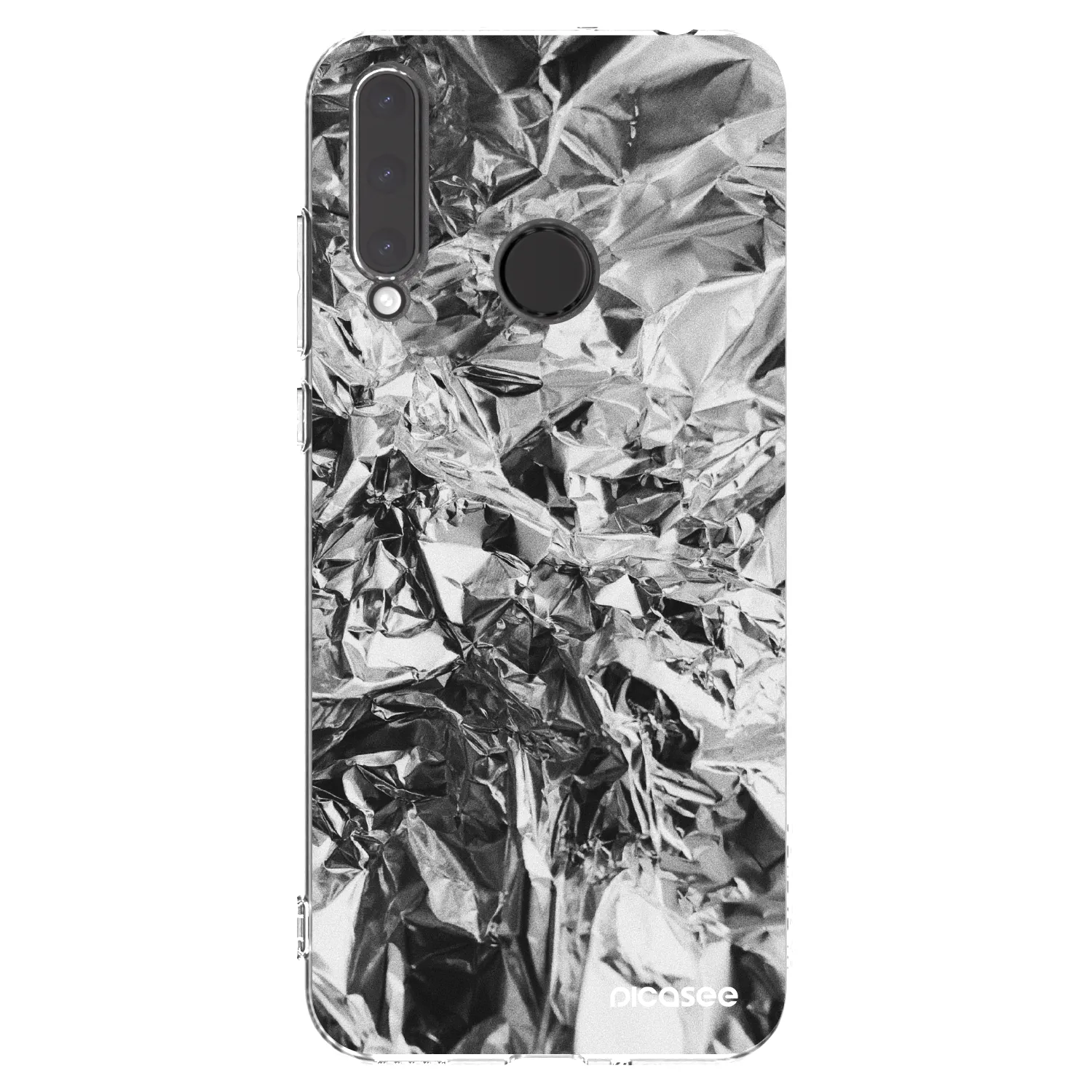 Picasee silikonowe przeźroczyste etui na Honor 20 Lite - Chrome