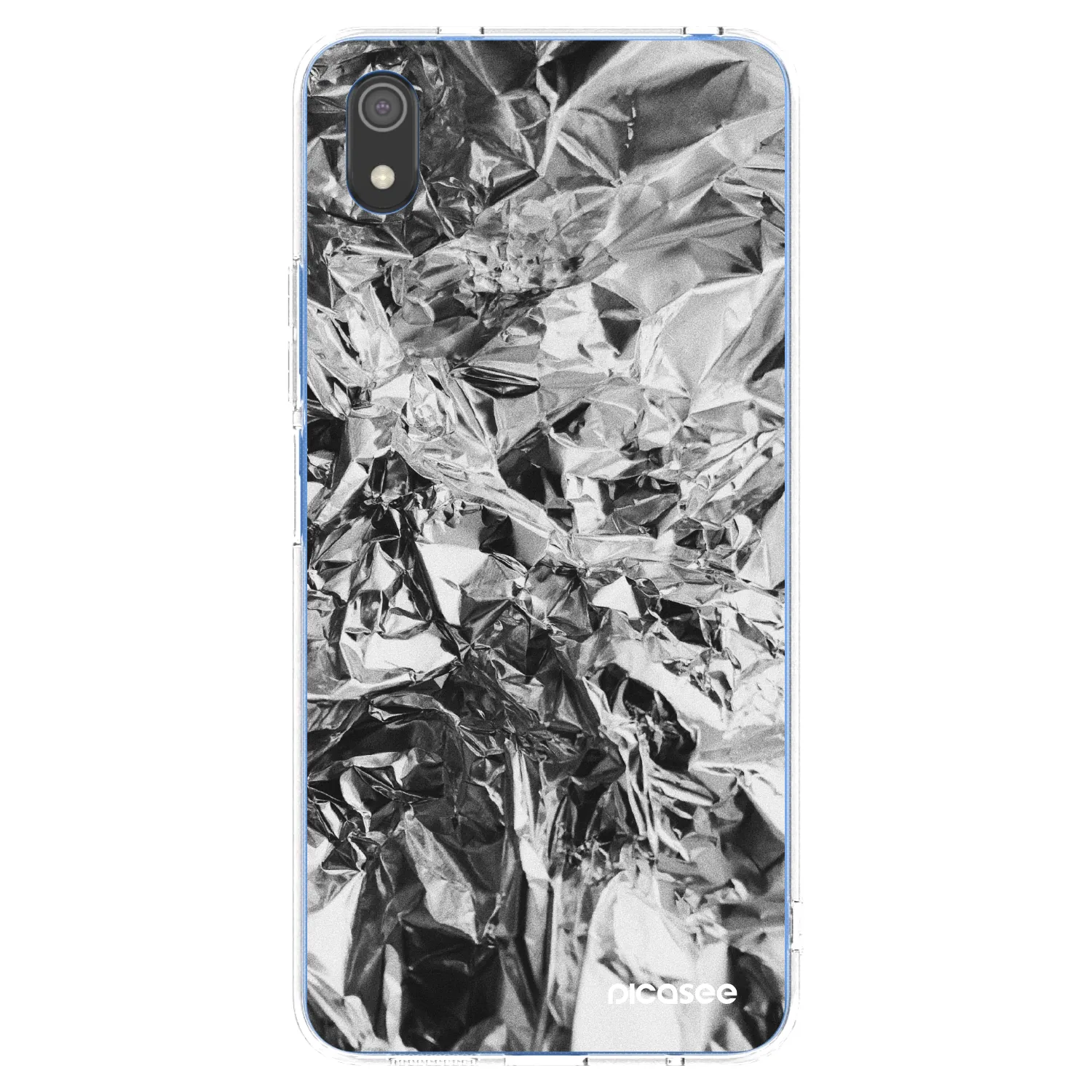 Picasee silikonowe przeźroczyste etui na Xiaomi Redmi 7A - Chrome