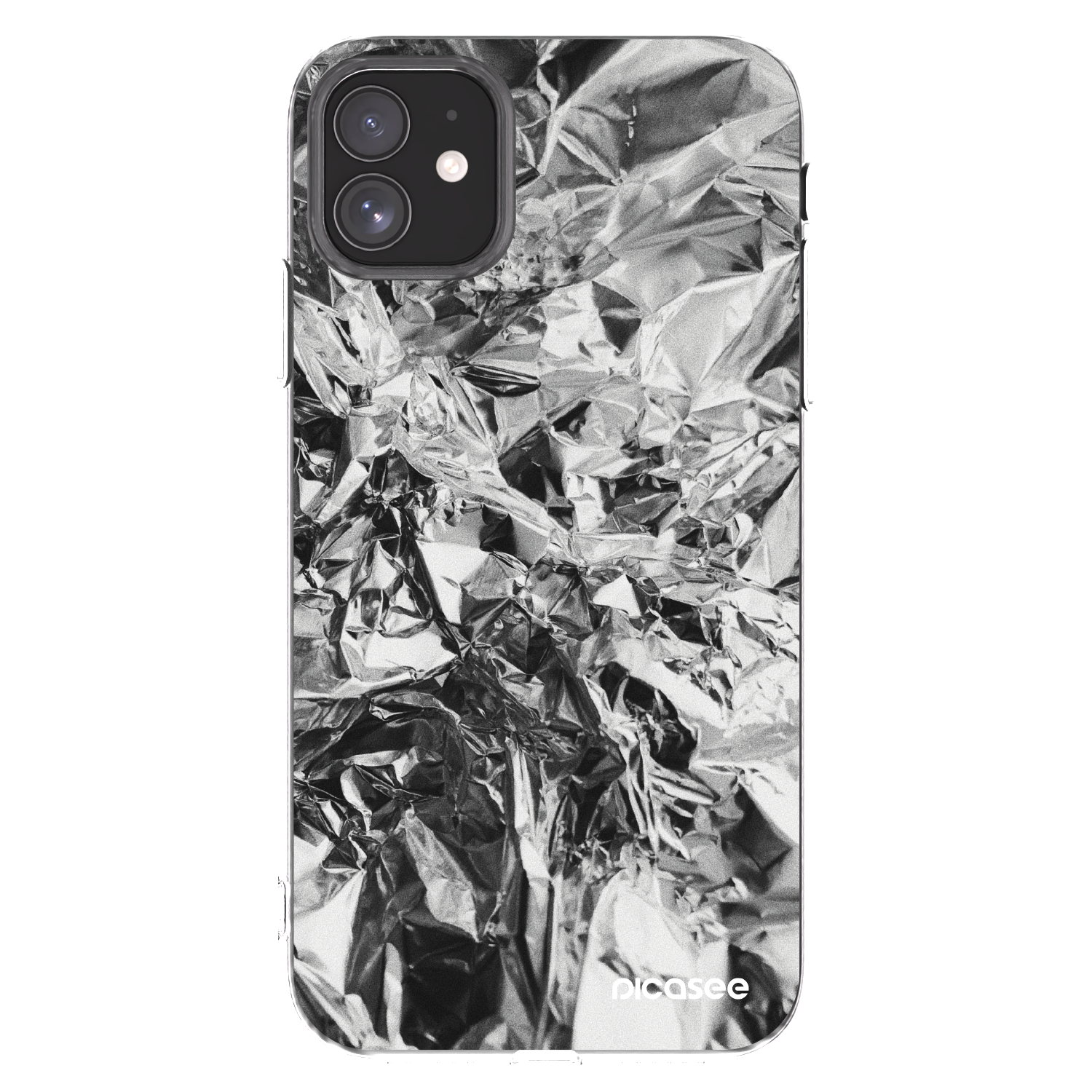 Picasee silikonowe przeźroczyste etui na Apple iPhone 11 - Chrome