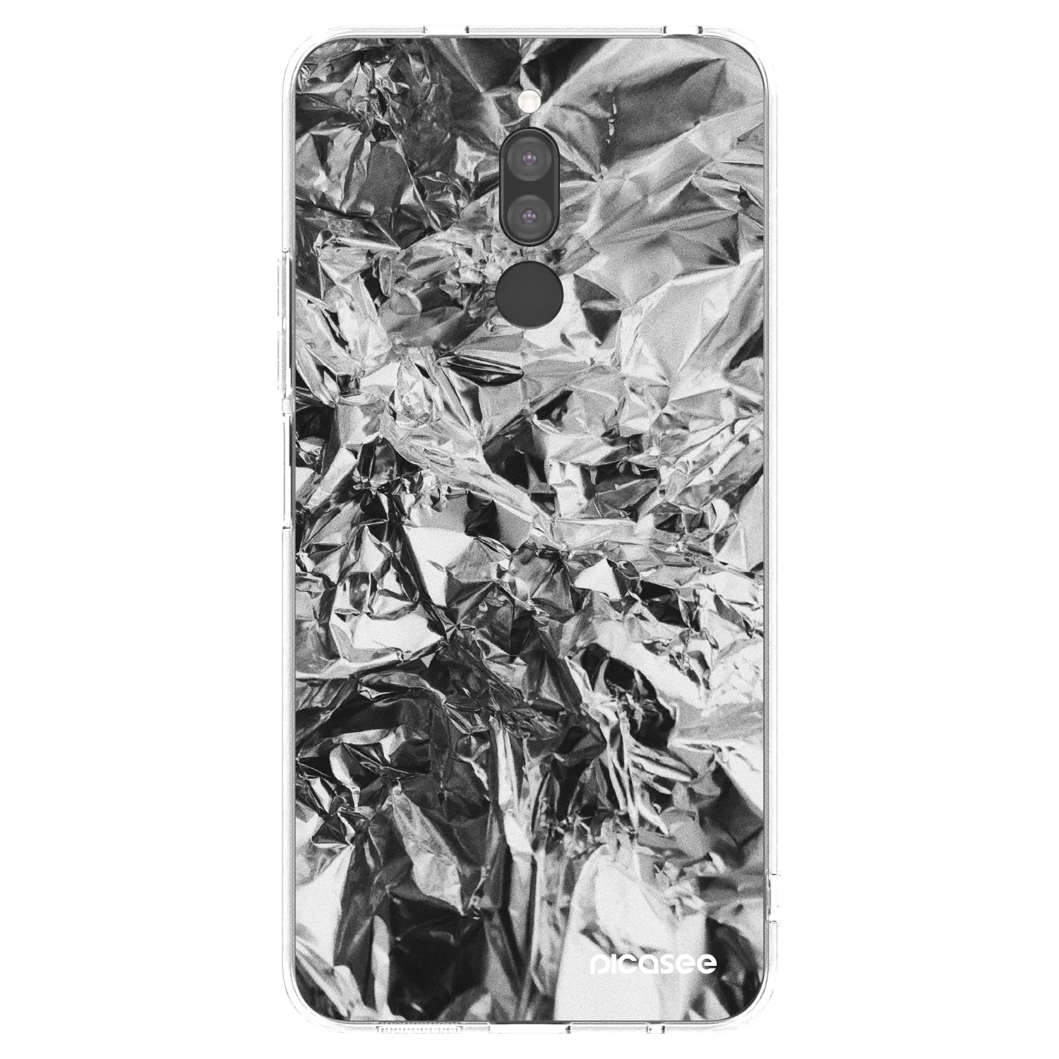 Picasee silikonowe przeźroczyste etui na Xiaomi Redmi 8 - Chrome