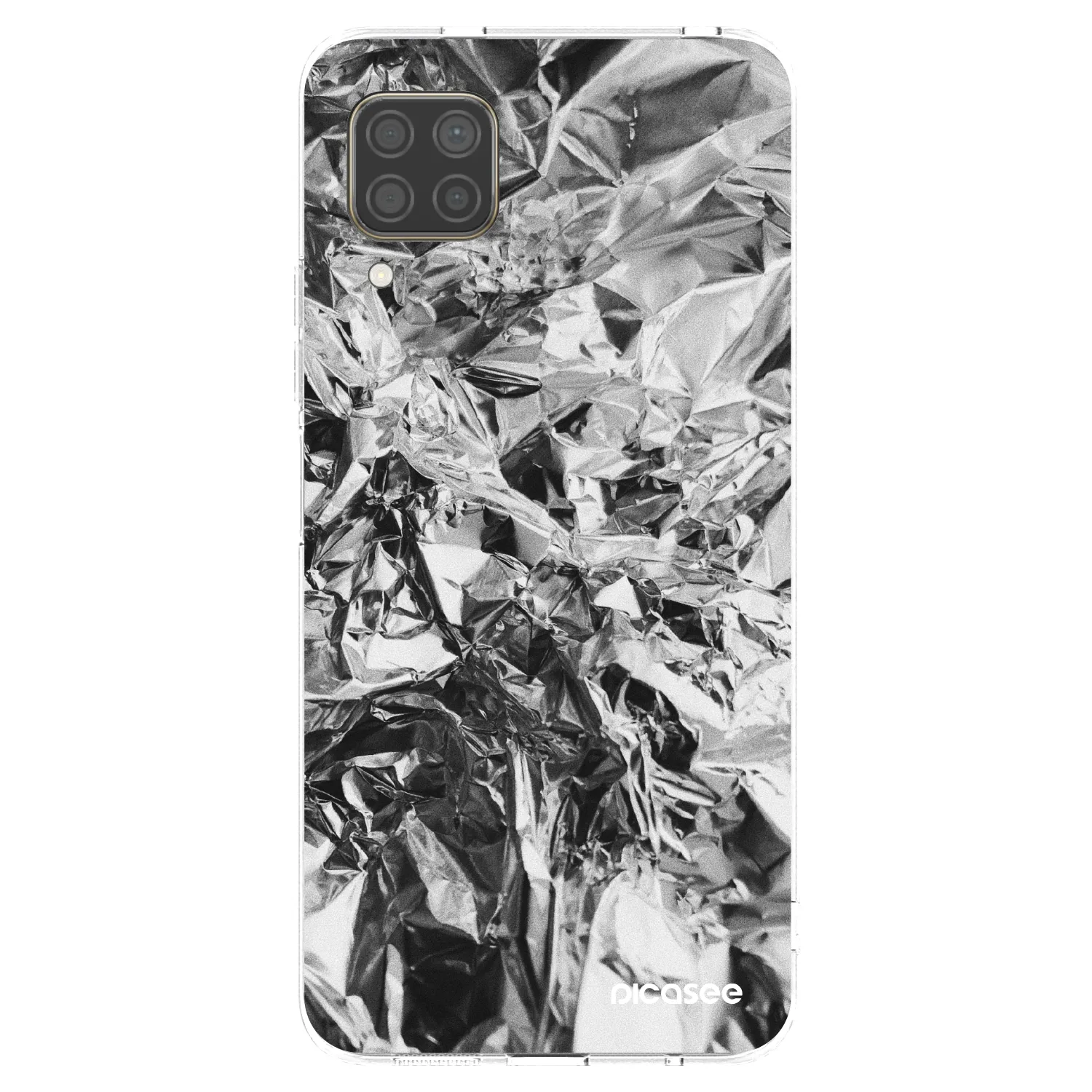 Picasee silikonowe przeźroczyste etui na Huawei P40 Lite - Chrome