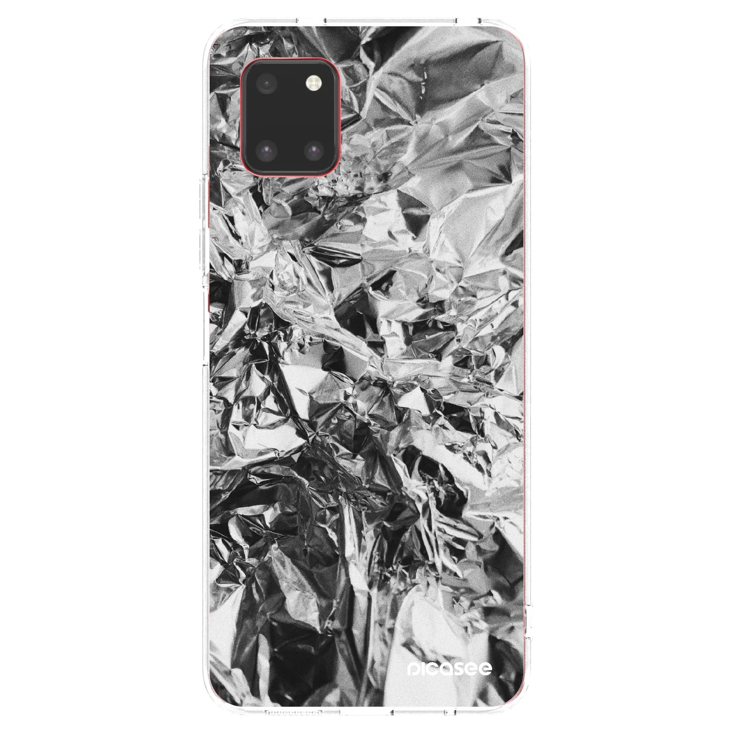 Picasee silikonowe przeźroczyste etui na Samsung Galaxy Note 10 Lite N770F - Chrome