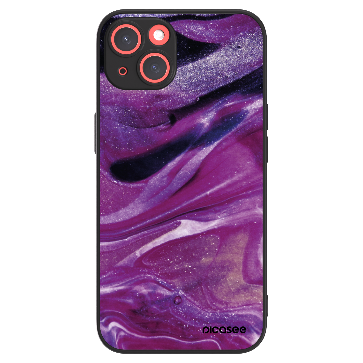 Picasee ULTIMATE CASE na Apple iPhone 13 - Purple glitter