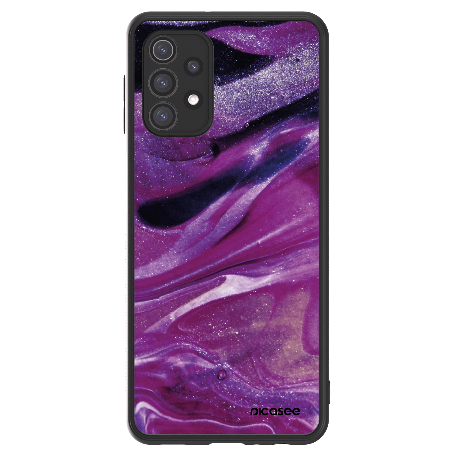 Picasee ULTIMATE CASE na Samsung Galaxy A32 5G A326B - Purple glitter