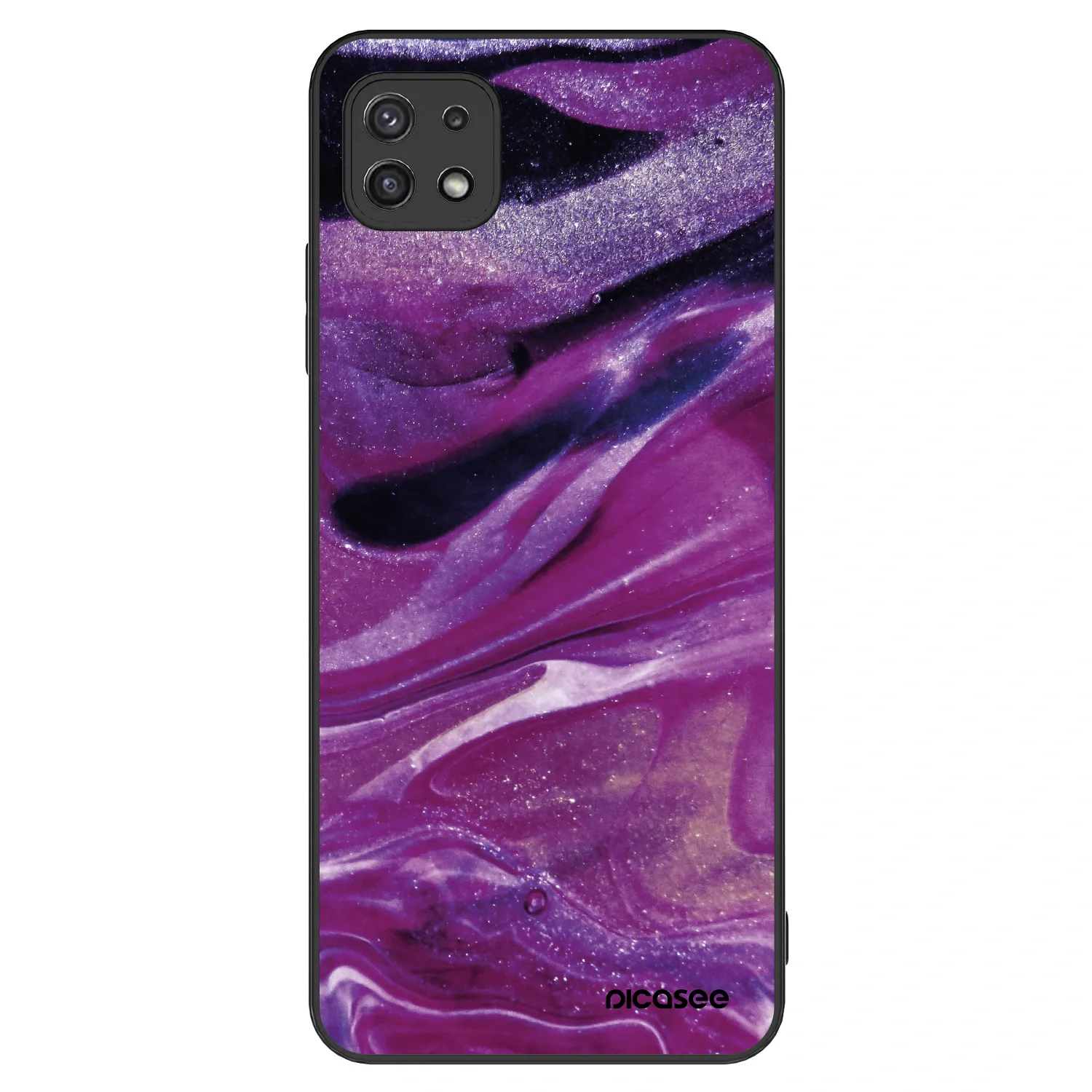 Picasee ULTIMATE CASE na Samsung Galaxy A22 A226B 5G - Purple glitter