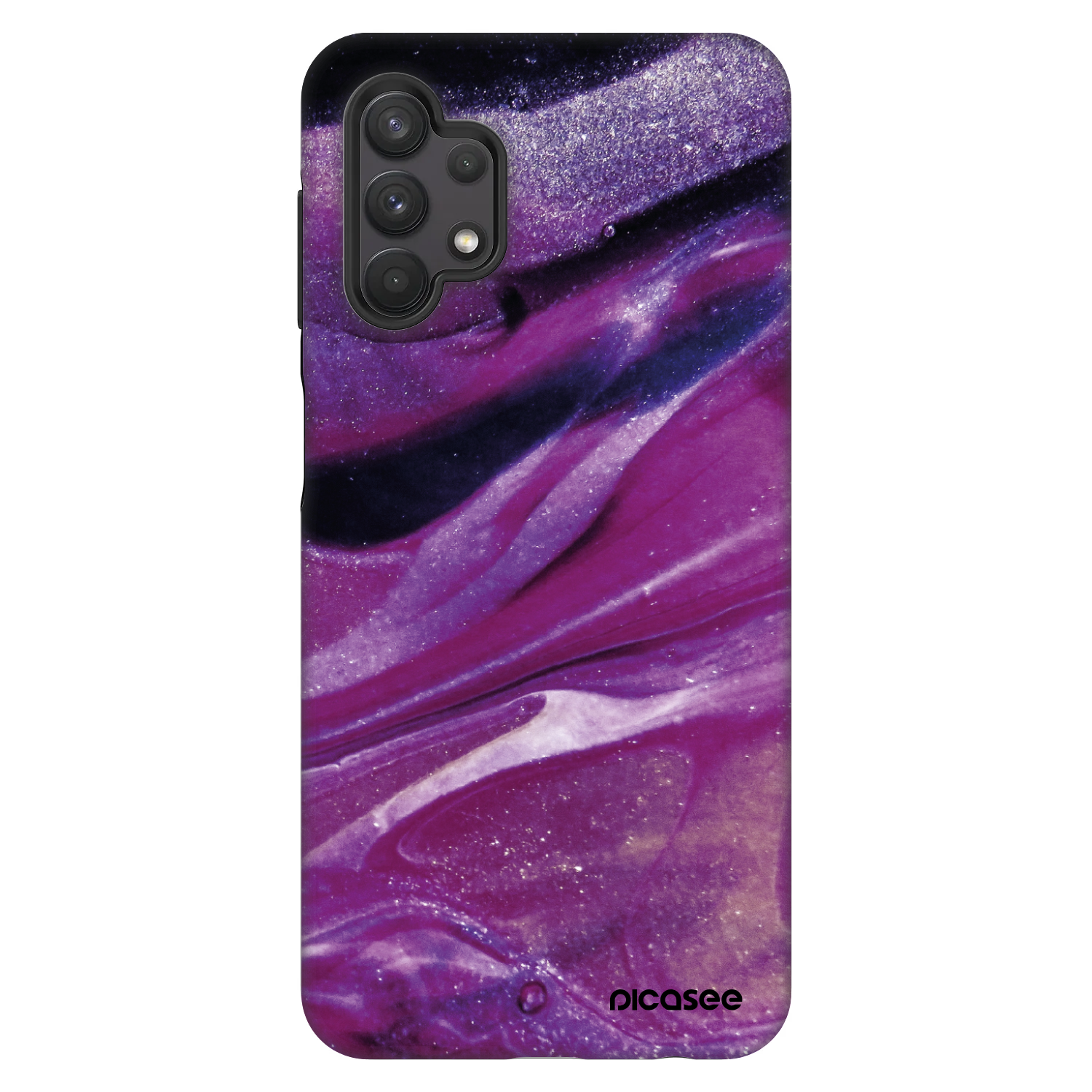 Picasee Fashion Case na Samsung Galaxy A32 5G A326B - Purple glitter