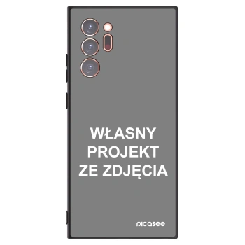 Picasee silikonowe czarne etui na Samsung Galaxy Note 20 Ultra - Własny projekt ze zdjęcia