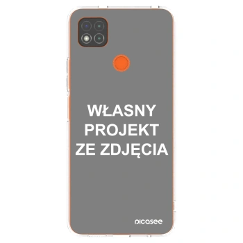 Picasee silikonowe przeźroczyste etui na Xiaomi Redmi 9C - Własny projekt ze zdjęcia