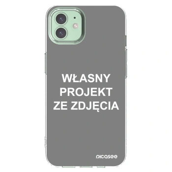 Picasee silikonowe przeźroczyste etui na Apple iPhone 12 - Własny projekt ze zdjęcia