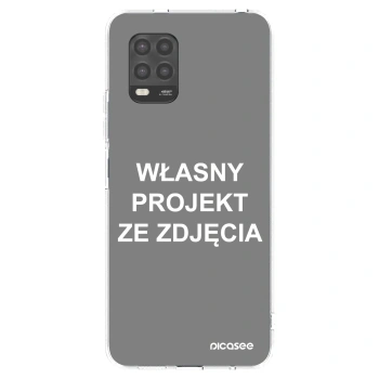Picasee silikonowe przeźroczyste etui na Xiaomi Mi 10 Lite - Własny projekt ze zdjęcia