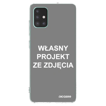 Picasee silikonowe przeźroczyste etui na Samsung Galaxy M51 M515F - Własny projekt ze zdjęcia