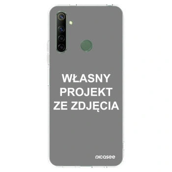 Picasee silikonowe przeźroczyste etui na Realme 6i - Własny projekt ze zdjęcia