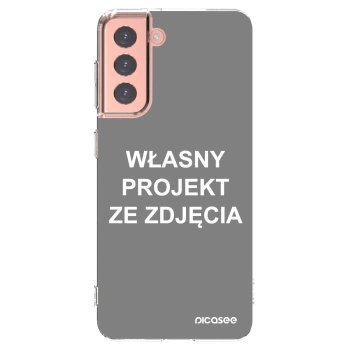Picasee silikonowe przeźroczyste etui na Samsung Galaxy S21 5G G991B - Własny projekt ze zdjęcia
