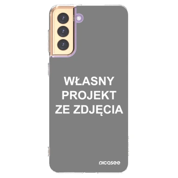 Picasee silikonowe przeźroczyste etui na Samsung Galaxy S21+ 5G G996F - Własny projekt ze zdjęcia