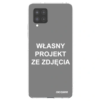 Picasee silikonowe przeźroczyste etui na Samsung Galaxy A42 A426B - Własny projekt ze zdjęcia