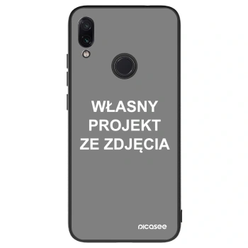Etui na Xiaomi Redmi Note 7 - Własny projekt ze zdjęcia