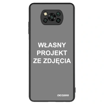 Etui na Xiaomi Poco X3 - Własny projekt ze zdjęcia