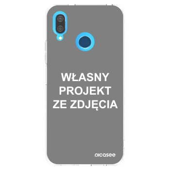 Picasee silikonowe przeźroczyste etui na Huawei P20 Lite - Własny projekt ze zdjęcia