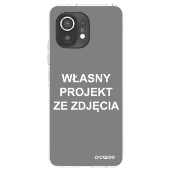 Picasee silikonowe przeźroczyste etui na Xiaomi Mi 11 - Własny projekt ze zdjęcia