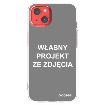 Picasee silikonowe przeźroczyste etui na Apple iPhone 13 - Własny projekt ze zdjęcia