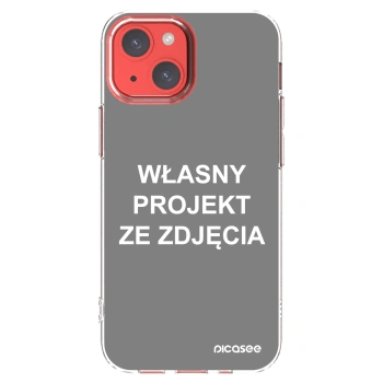 Picasee silikonowe przeźroczyste etui na Apple iPhone 13 mini - Własny projekt ze zdjęcia