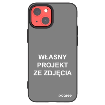 Picasee silikonowe czarne etui na Apple iPhone 13 mini - Własny projekt ze zdjęcia