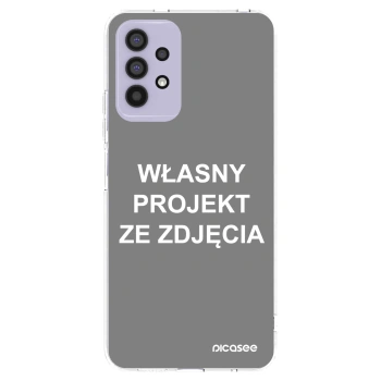 Picasee silikonowe przeźroczyste etui na Samsung Galaxy A32 4G SM-A325F - Własny projekt ze zdjęcia