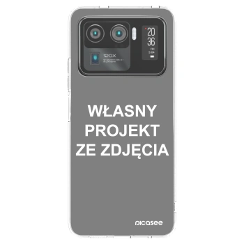 Picasee silikonowe przeźroczyste etui na Xiaomi Mi 11 Ultra - Własny projekt ze zdjęcia