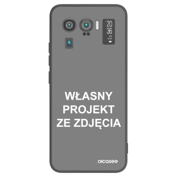 Picasee silikonowe czarne etui na Xiaomi Mi 11 Ultra - Własny projekt ze zdjęcia