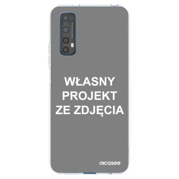 Picasee silikonowe przeźroczyste etui na Realme 7 - Własny projekt ze zdjęcia