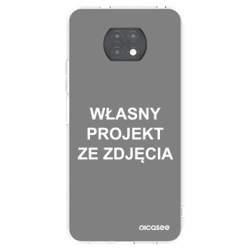 Picasee silikonowe przeźroczyste etui na Xiaomi Redmi Note 9T - Własny projekt ze zdjęcia