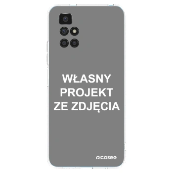 Picasee silikonowe przeźroczyste etui na Xiaomi Redmi 10 - Własny projekt ze zdjęcia