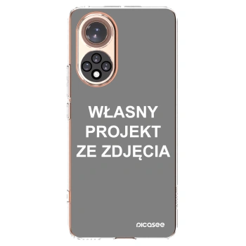 Picasee silikonowe przeźroczyste etui na Honor 50 5G - Własny projekt ze zdjęcia