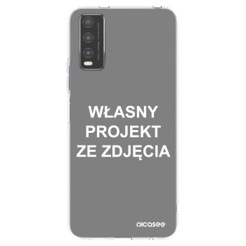 Picasee silikonowe przeźroczyste etui na Vivo Y20s - Własny projekt ze zdjęcia