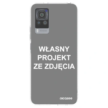 Picasee silikonowe przeźroczyste etui na Vivo X60 Pro 5G - Własny projekt ze zdjęcia
